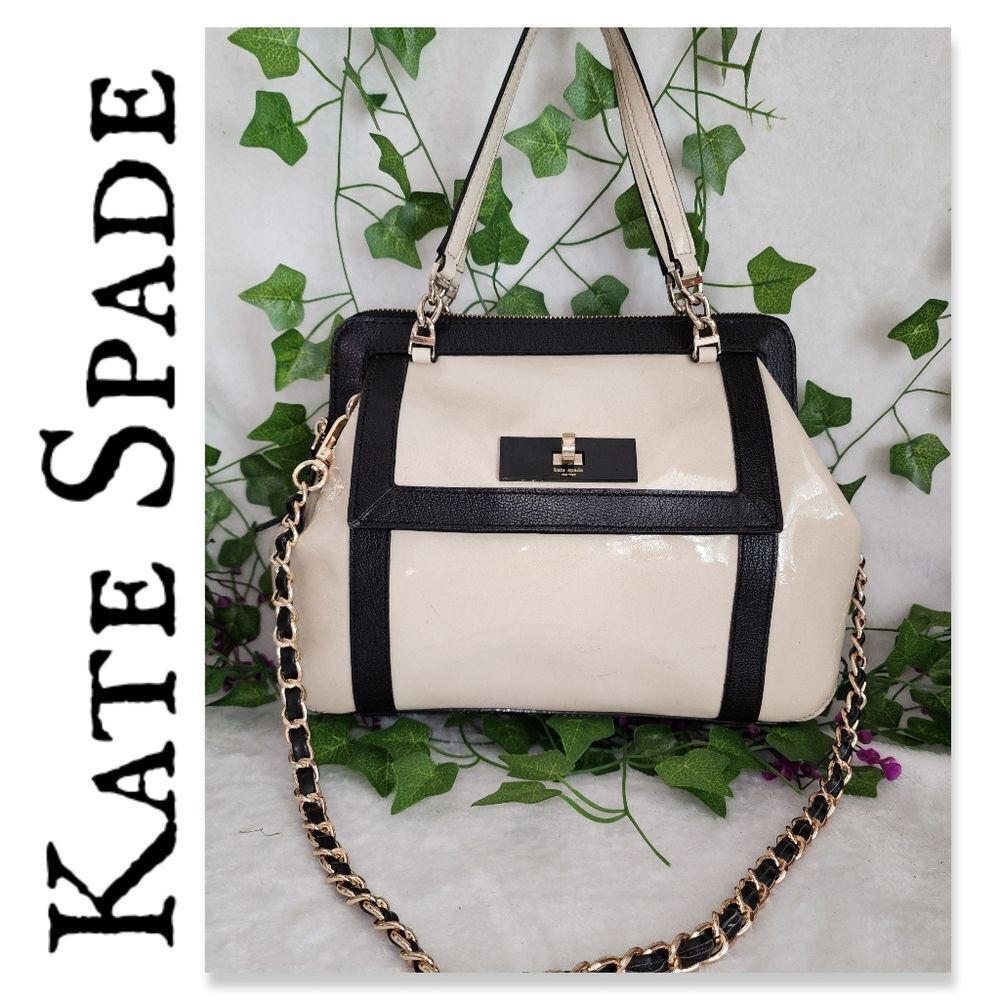 Authentic Kate Spade New York Auburn Place Cayton Bag Patent Leather